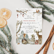 Storybook | Winter Woodland Forest Baby Dusche