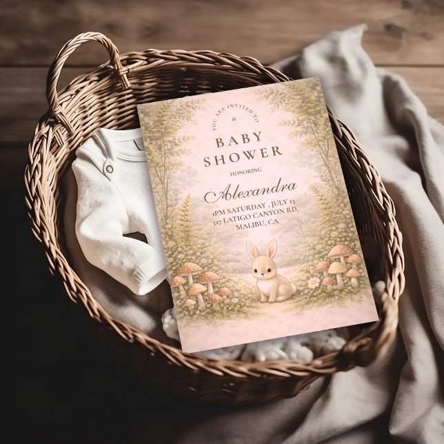 Storybook Woodland Animals Baby Shower Einladung (Von Creator hochgeladen)