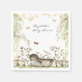 Storybook | Woodland Forest Baby Dusche Serviette