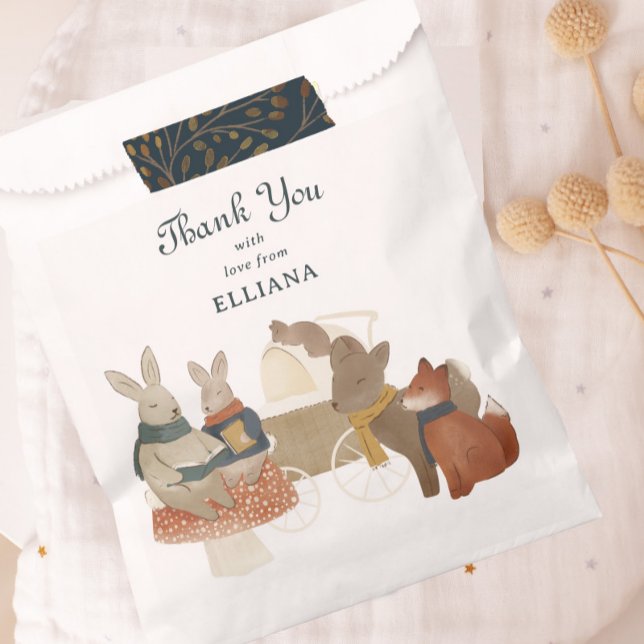 Storybook Woodland Friends Kinderdusche Geschenktütchen (Von Creator hochgeladen)