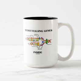 Storyelling Genes Inside (DNA-Replikation) Zweifarbige Tasse