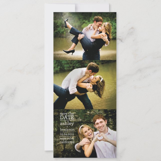 Storyline Save the Date Foto Einladung (Vorderseite)