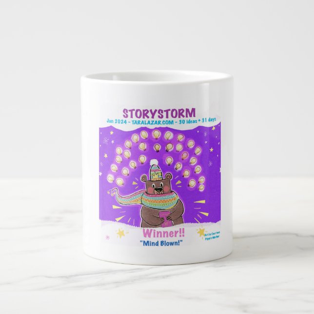 Storystorm 2024 Gewinner-Tasse Jumbo-Tasse (Vorderseite)