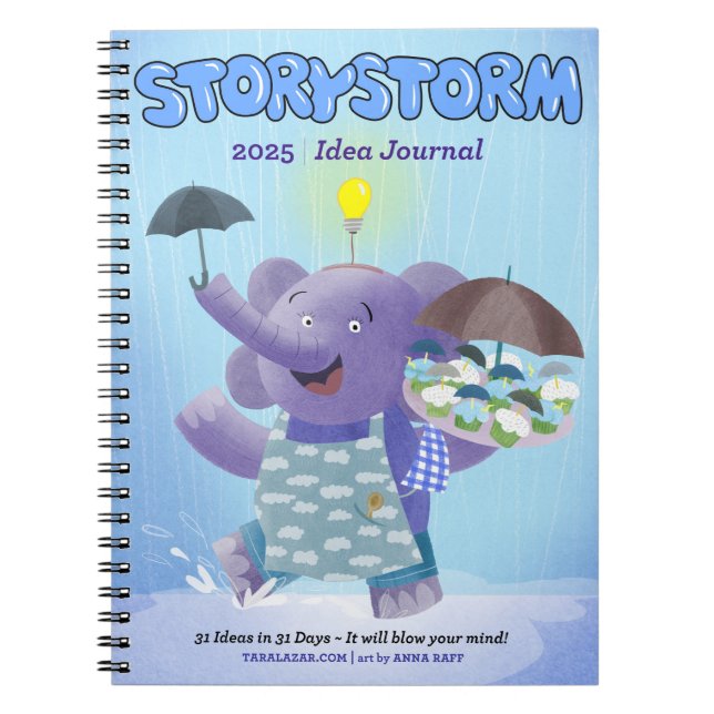 Storystorm 2025 Journal/Idea Book Notizblock (Vorderseite)