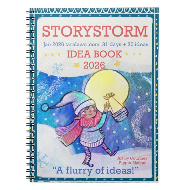 Storystorm 2026 Journal/Ideenbuch Notizblock (Vorderseite)