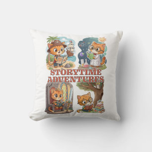 Storytime Adventures – A Journey Through Books Kissen