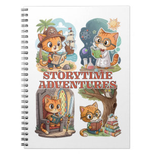 Storytime Adventures – A Journey Through Books Notizblock