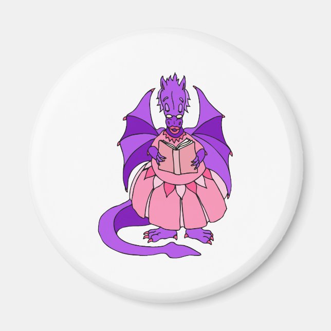 Storytime Dragon Magnet (Vorne)