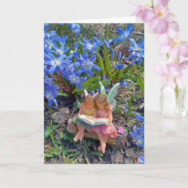 Storytime Fairy Garden Grußkarte Karte