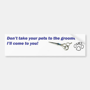 Stoßdämpfer - nehmen Sie nicht Ihre Haustiere… Autoaufkleber