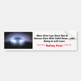 Stoßstock-links Weg Autoaufkleber