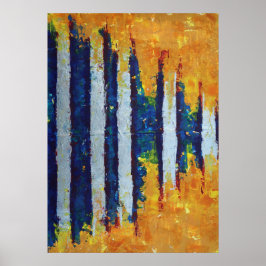 Stoßwelle, Schallwelle, moderne Abstrakte Kunst Poster