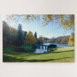 Stourhead Lake, Aussicht auf das Pantheon. Puzzle