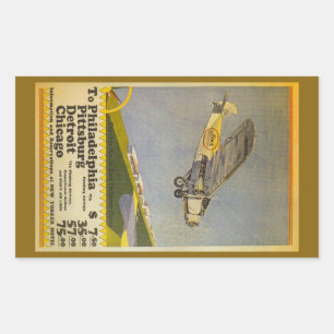 Stout Airlines  Rechteckiger Aufkleber