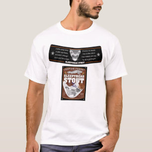 Stout Aufkleber des Sleepyhead T-Shirt