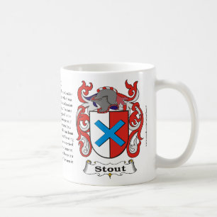 Stout, der Ursprung, die Bedeutung und das Wappen Kaffeetasse