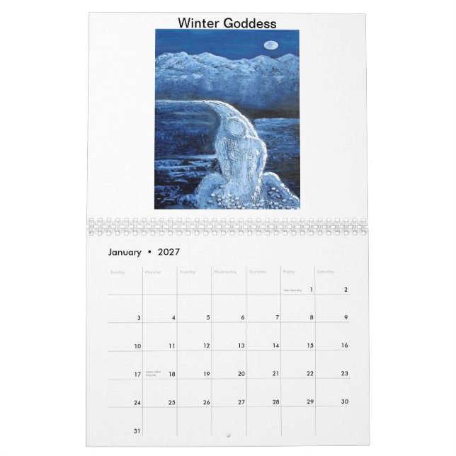 Stout Göttin-Kalender Angelas Kalender (Jan 2027)