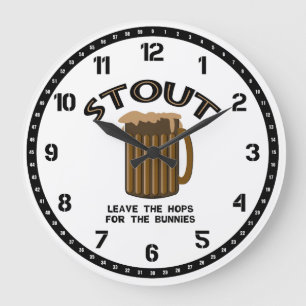 Stout Große Wanduhr