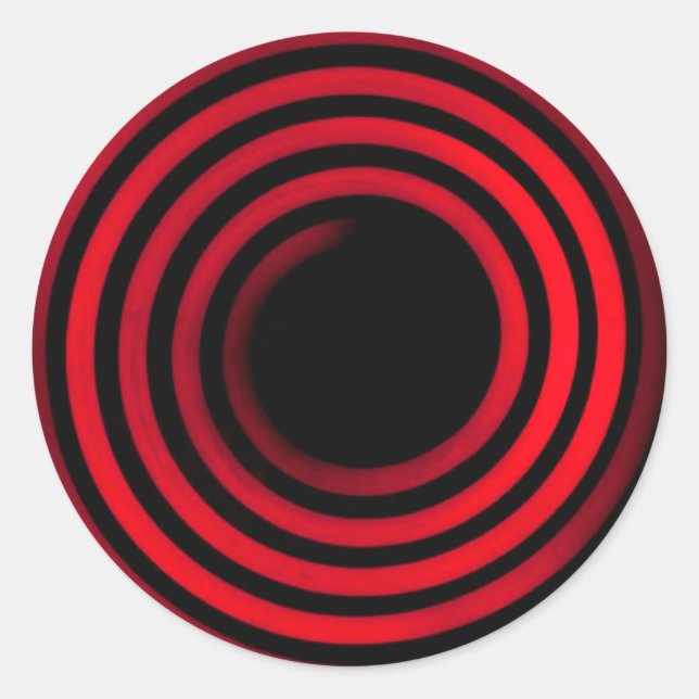 Stove Coils Runder Aufkleber (Vorderseite)