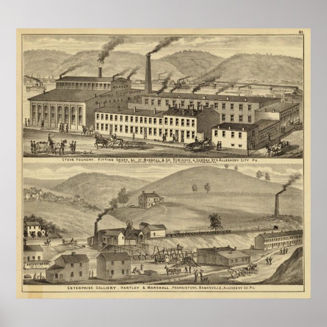 Stove-Gießerei, Fitnessshops Poster (Vorne)