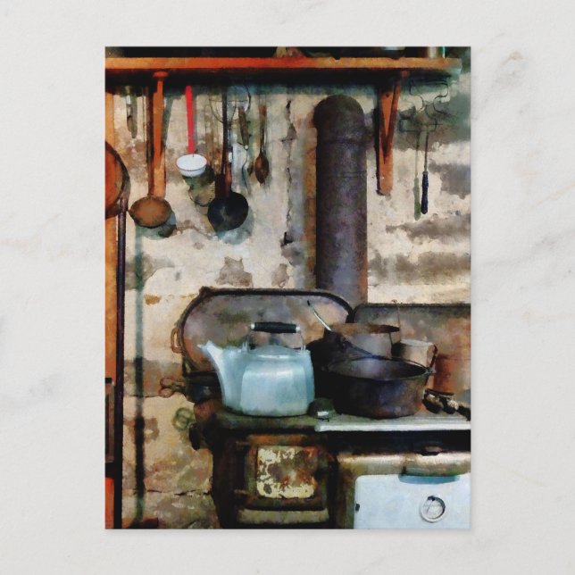Stove with Tea Kettle Postkarte (Vorderseite)