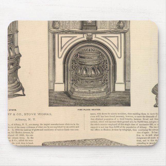 Stove Works, Albany, New York Mousepad (Vorne)