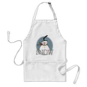 Stovepipe Hat Snowman Schürze