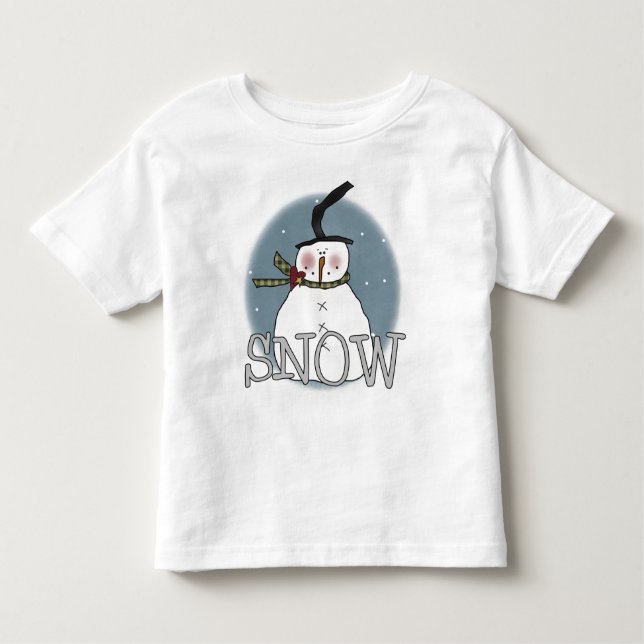 Stovepipe Hat Snowman T - Shirt und Geschenke (Vorderseite)