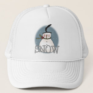 Stovepipe Hat Snowman T - Shirt und Geschenke Truckerkappe