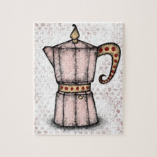 Stovetop Espresso Maker Jigsaw Puzzle (Vertikal)