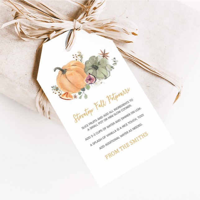 Stovetop Potpourri Favor Tags Geschenkanhänger (Stovetop Potpourri Holiday Favor Tags)