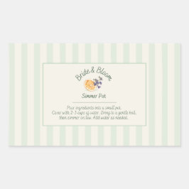 Stovetop Simmer Pot Kit Rechteckiger Aufkleber