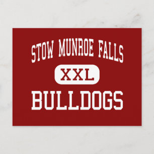 Stow Munroe Falls - Bulldogs - High - Stow Ohio Postkarte