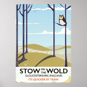 Stow-the-Wold, Gloucestershire, England Poster