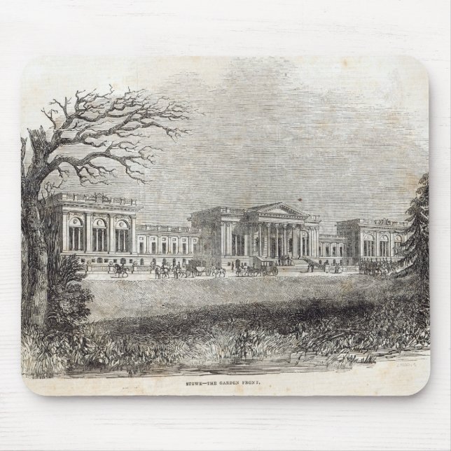 Stowe - die Garten-Front Mousepad (Vorne)