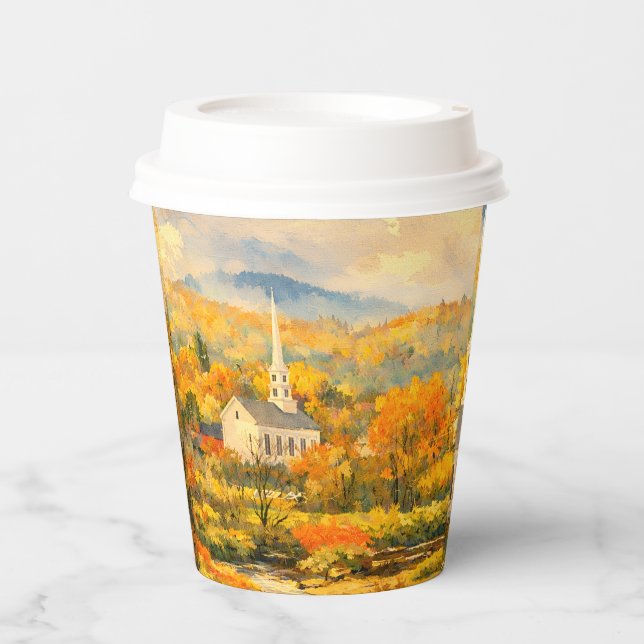 Stowe Vermont Paper cup Pappbecher (Vorderseite)