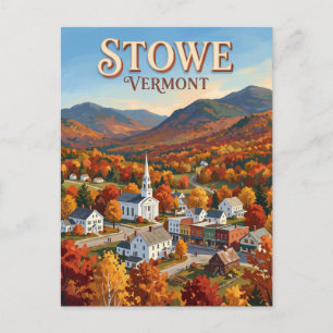 Stowe Vermont Postkarte