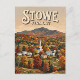 Stowe Vermont Postkarte