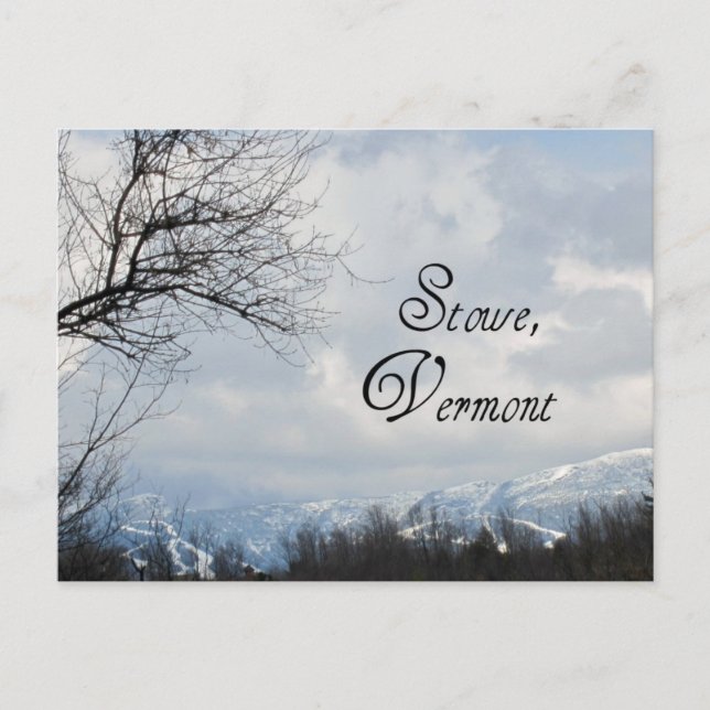 Stowe, Vermont Postkarte (Vorderseite)