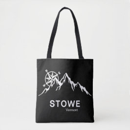 Stowe Vermont Schwarze Schultertasche