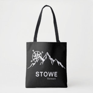 Stowe Vermont Schwarze Schultertasche