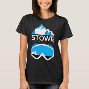 Stowe Vermont Skifahren Schnee Bedeckter Berg Tee