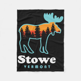 Stowe Vermont Skigebirge Stowe Vt Elch  Fleecedecke