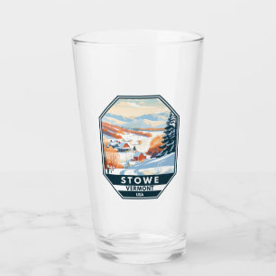 Stowe Vermont Winter Vintag Glas