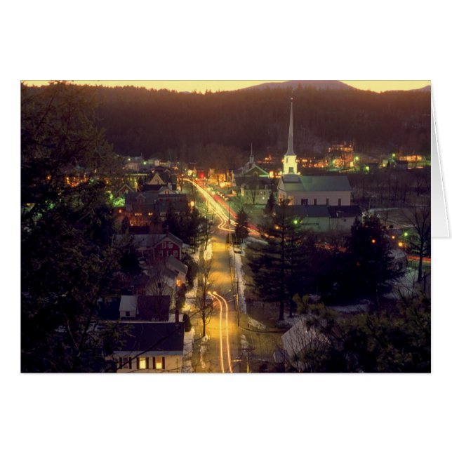 Stowe Village at Dusk (Vorderseite (Horizontal))