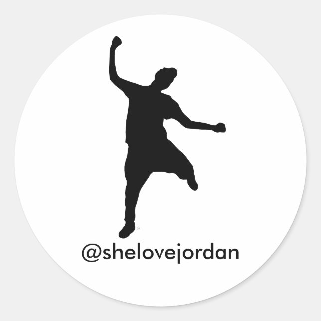 Str8 Drop Sticker (@shelovejordan) (Vorderseite)