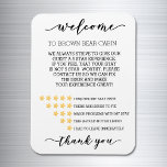 STR Kurze Laufzeit Rent-Vacation Rating System Sta Magnet<br><div class="desc">Dieses Design entstand durch digitale Kunst und kann in dem Bereich personalisiert sein, der durch das Ändern des Fotos und/oder Textes zur Verfügung gestellt wird. Oder Sie können es anpassen, indem Sie den Mausklick auswählen, um weitere Optionen anzupassen, um die Farbe des Hintergrunds zu löschen oder zu ändern, Text hinzuzufügen,...</div>
