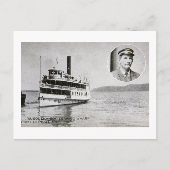 Str. Susquehanna, Port Deposit, Maryland Postkarte (Vorderseite)