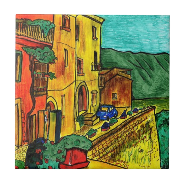 Strada di Artisti Fliese (Vorderseite)