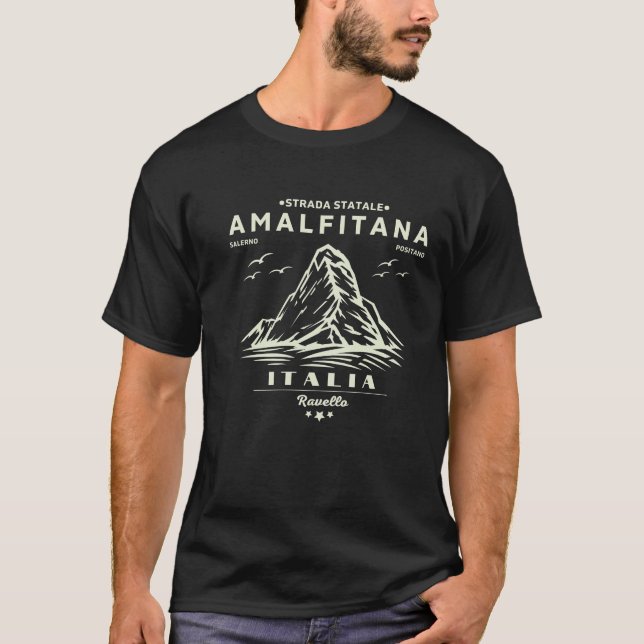 Strada statale 163 Amalfitana italian apls gifts T-Shirt (Vorderseite)